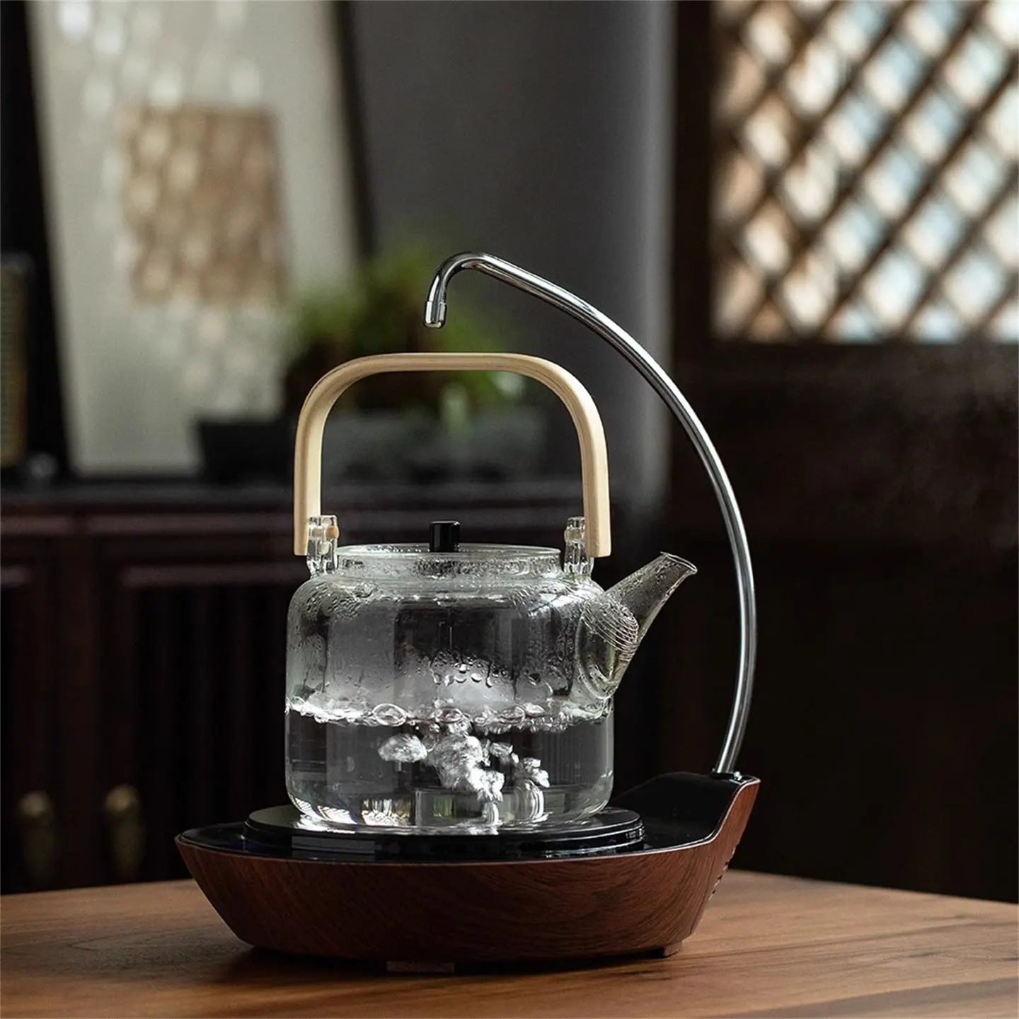 CX automatic water supply integrated with pumping induction cooker, silent self-priming water boiling tea stove