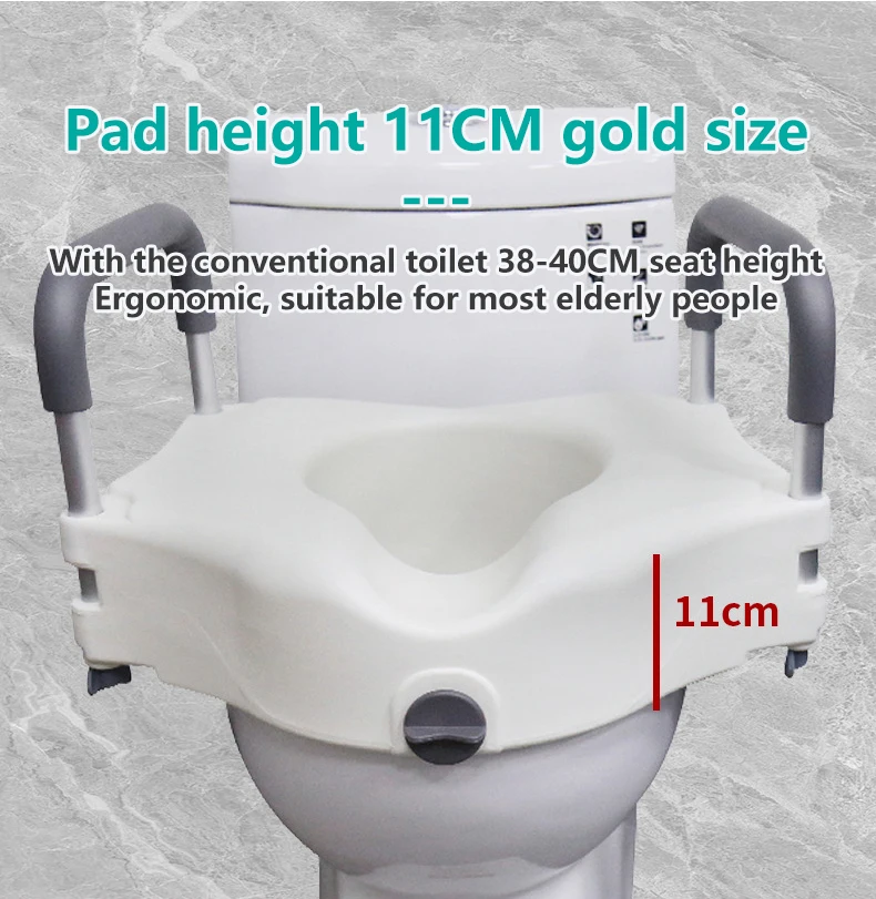 Toilet Rolling Commode Disabled Bath Bathroom Wc Booster Toilet Piss Commode Shower Chair for the Elderly