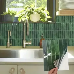 10pcs Self-Adhesive Wall Tiles Stickers, Heat Resistant Peel AndStick Kitchen Backsplash, Waterproof Wall Tile Sticker
