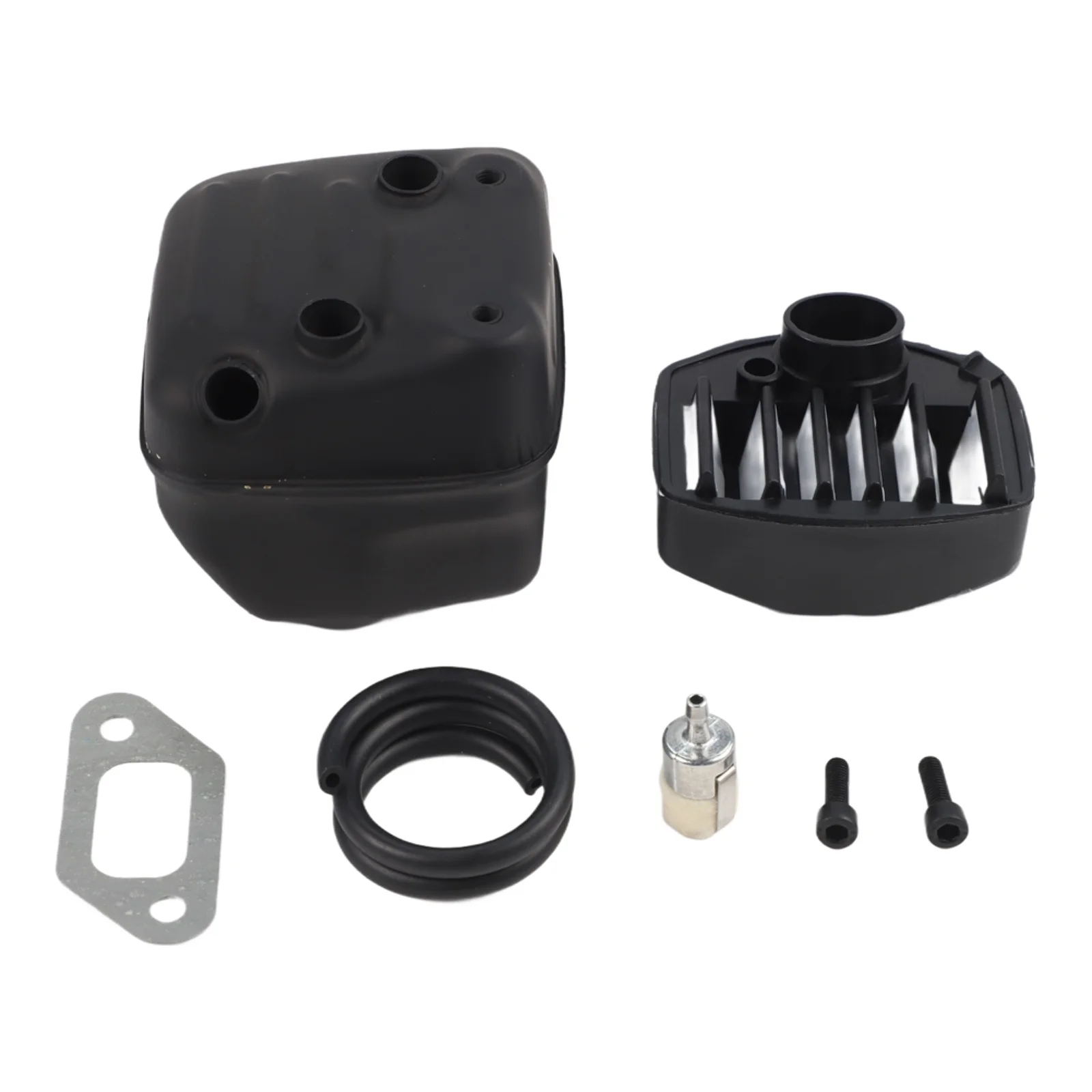 

Muffler Exhaust Pipe Muffler HZPJ Replaces OEM Numbers 503917601 And 537010901 For 357, 359, And 357XP Chainsaws Power Tool