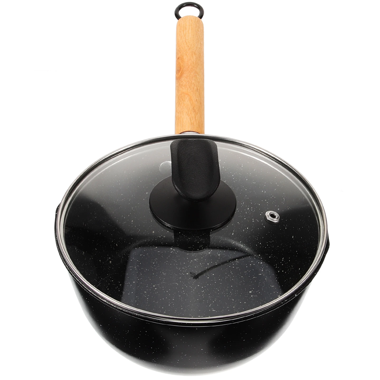 

Maifan Stone Milk Pot 18cm Nonstick Saucepan with Lid Kitchen Pots Pans Baby Food Cooking Flat Bottom Conduction Easy