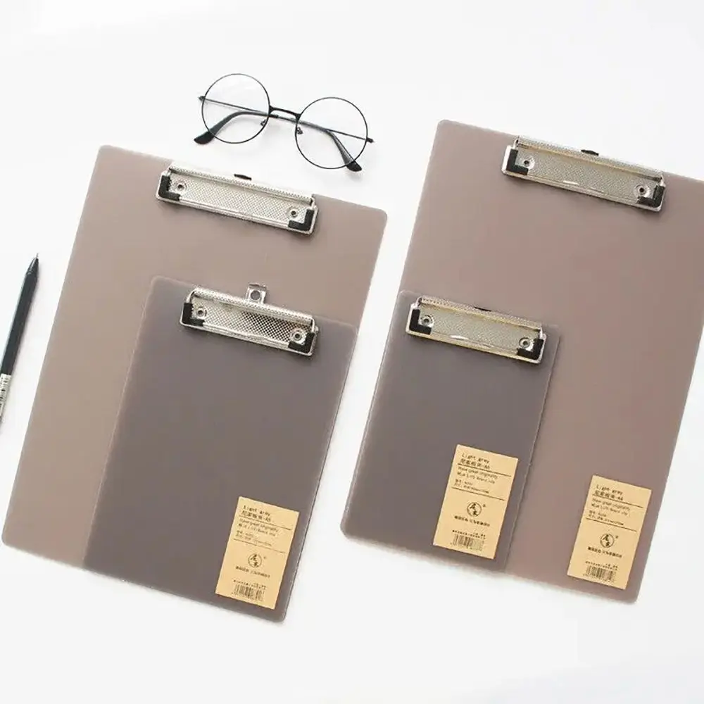 2Pcs Document Folder A6/A5/A4 Clipboard Ticket Bill Holder Hanging Cardboard File Folder Board Writing Pad Notepad Board