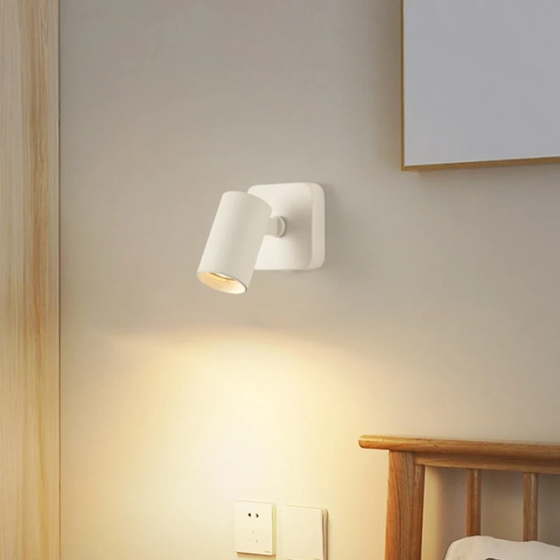 

Wall lamp bedside bedroom hallway living room wall balcony creative simplicity modern reading decoration rotation