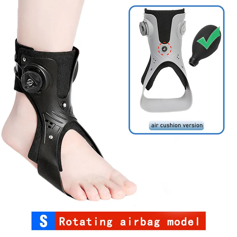 

Drop Foot Brace Orthosis with Inflatable Gasbag Balance Foot Corrector Ankle Support for Hemiplegia Patient Stroke Shoes Walking
