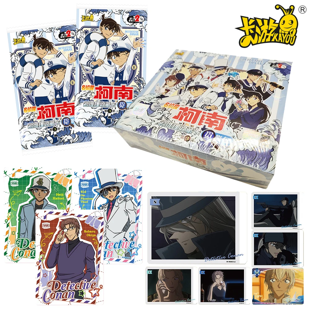 

Новые оригинальные коллекционные карты Kayou Detective Conan, высокая партитура, аниме HD карты, детские подарки на фестивале Cherish, забавные игрушки