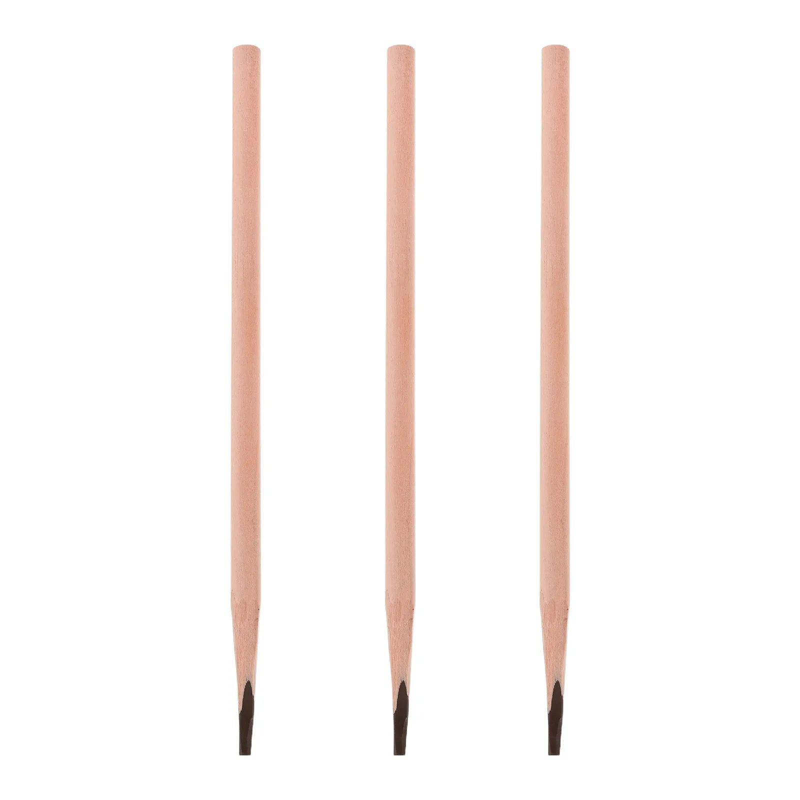 

3Pcs Deep Brown Waterproof Eyebrow Pencil Hard Core Sweat Resistant Brow Pen for Natural Wild Brows All Day Wear Smudge Proof