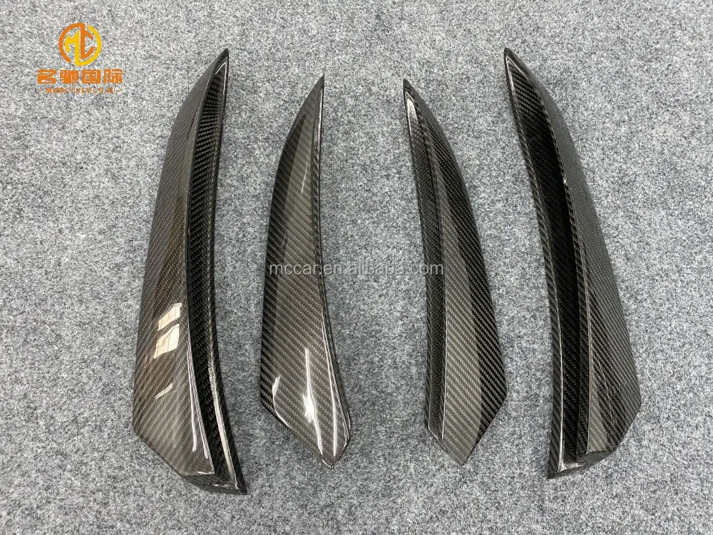 Carbon Fiber front bumper Grille knife wind kit for Mercedes-benz GLE series GLE45 AMG W167 GLE350