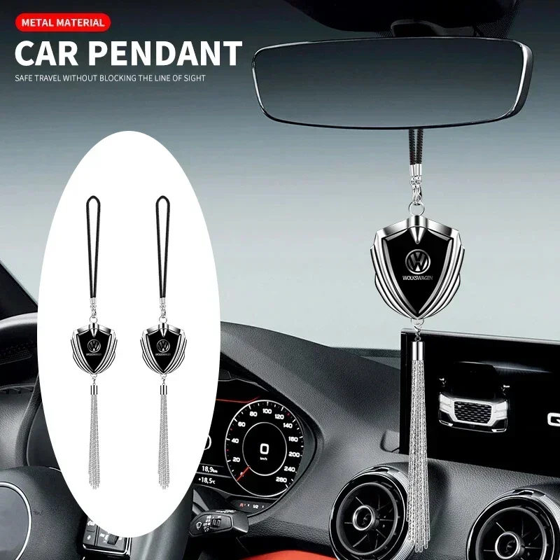Car Interior Rearview Mirror Pendant Decoration For Volkswagen Mercedes Benz Alfa Romeo Renault MINI Seat Chevrolet Mitsubishi