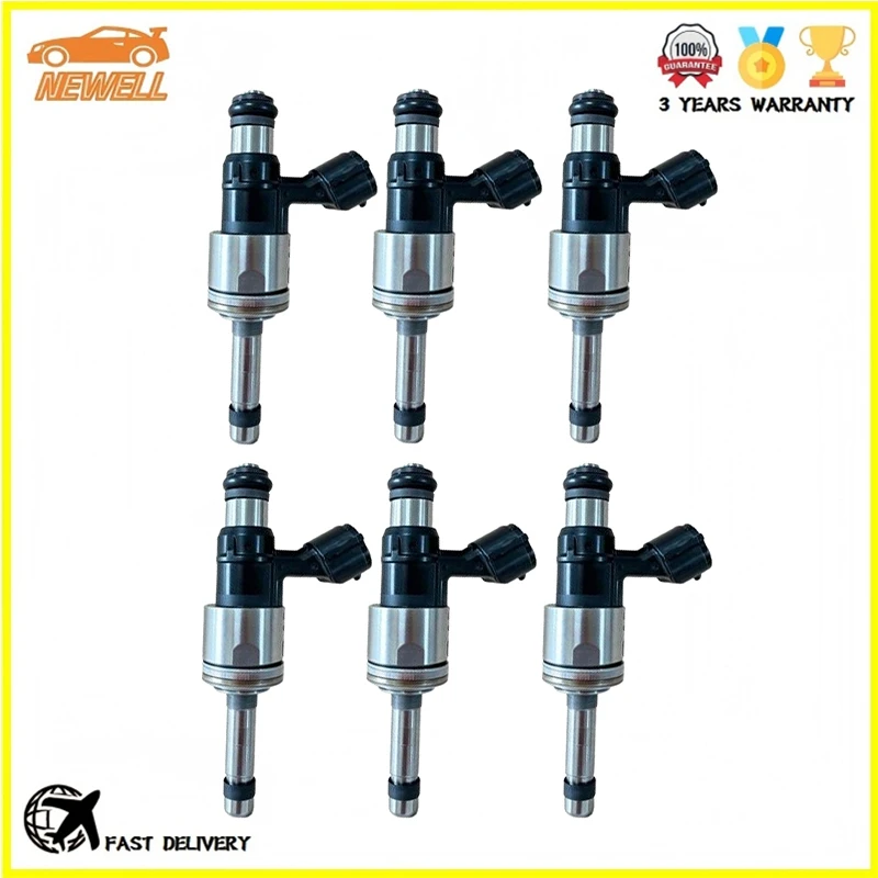 1/6pcs 23250-70130 23209-70130 2325070130 2320970130 Fuel injector For TOYOTA V35A-FTS FOR LC PRADO LEXUS LS500 3.5LTR