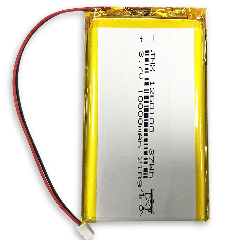 3.7V 10000mAH 1260100 Li-polymer Lithium Ion Battery for Tablet PC GPS Toy Portable Speaker PDA Power Rechargeable Battery