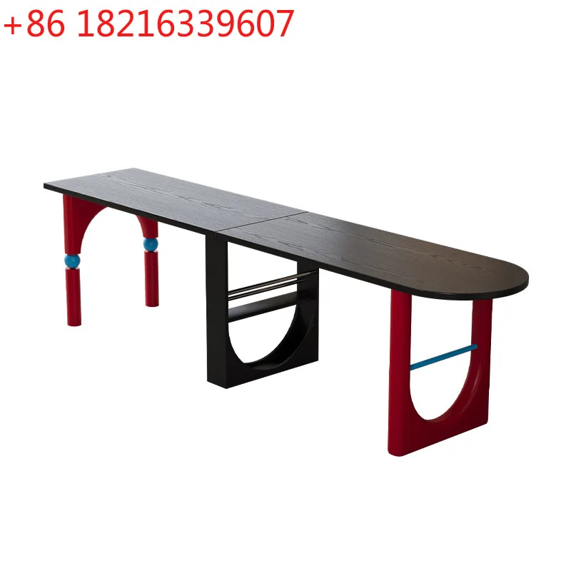 YAO living room solid wood custom Memphis home log student desk strip