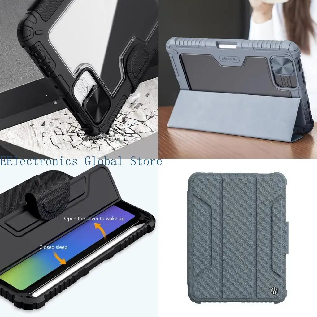 

Чехол 462B для чехол для mini 6, магнитный чехол для mini 6, 2021, камера для защиты корпуса с держателем для