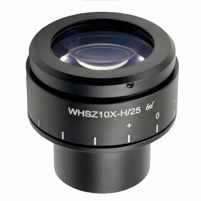 WHSZ10X/25mm WHSZ10X-H/25 Wide Field Microscope Eyepiece Diameter 30mm Adjustable For Stereo Binocular Trinocular Microscope