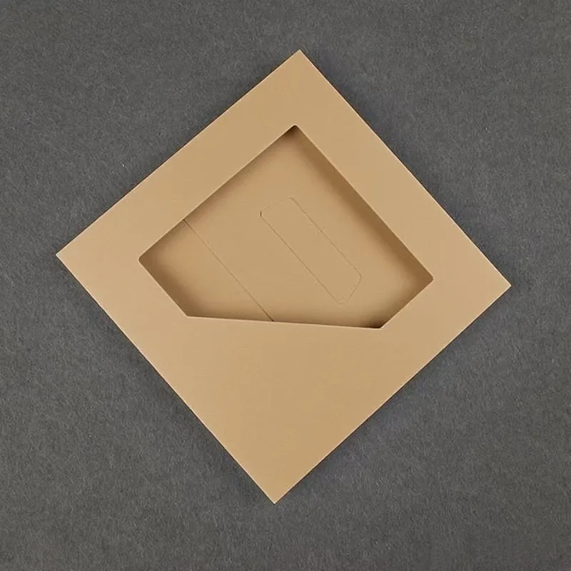 30pcs White Window Silk Scarf Box Envelope 15.5x15.5cm 300g for Wedding Invitations Postcard Letters Giftbox Packing Stationery