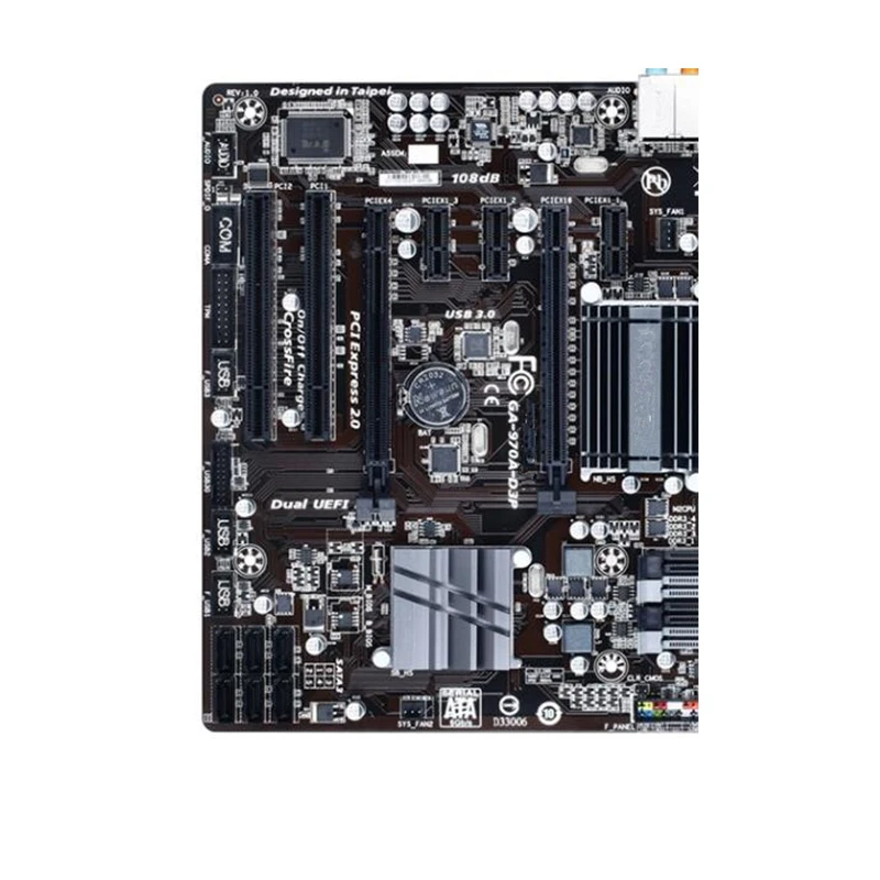 Soquete AM3 + DDR3, 32GB, Desktop Mainboard, SATA III, USB 3.0, GA-970A-D3P, apto para AMD, 970