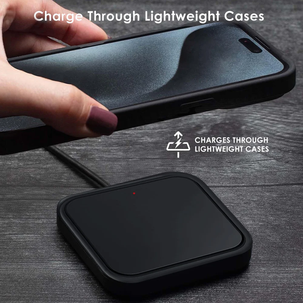Wireless Charger Pad for iPhone 18. 17. 16. 15. 14 Pro Max X Samsung Xiaomi Phone Qi Chargers Induction Fast Charging Dock Stati