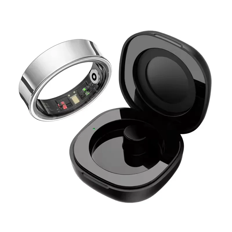  2026 New Smart Ring Heart Rate Blood Pressure Sleep Monitoring Motion Tracking IP68 Waterproof Men Women Smart Ring Holiday Gi