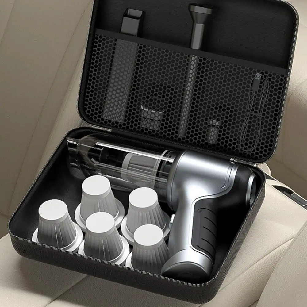 Storage Case For Car Vacuum Cleaner Carrying Case Car Vacuum Storage Bag Car Supplies Large Capacity Storage Accessories