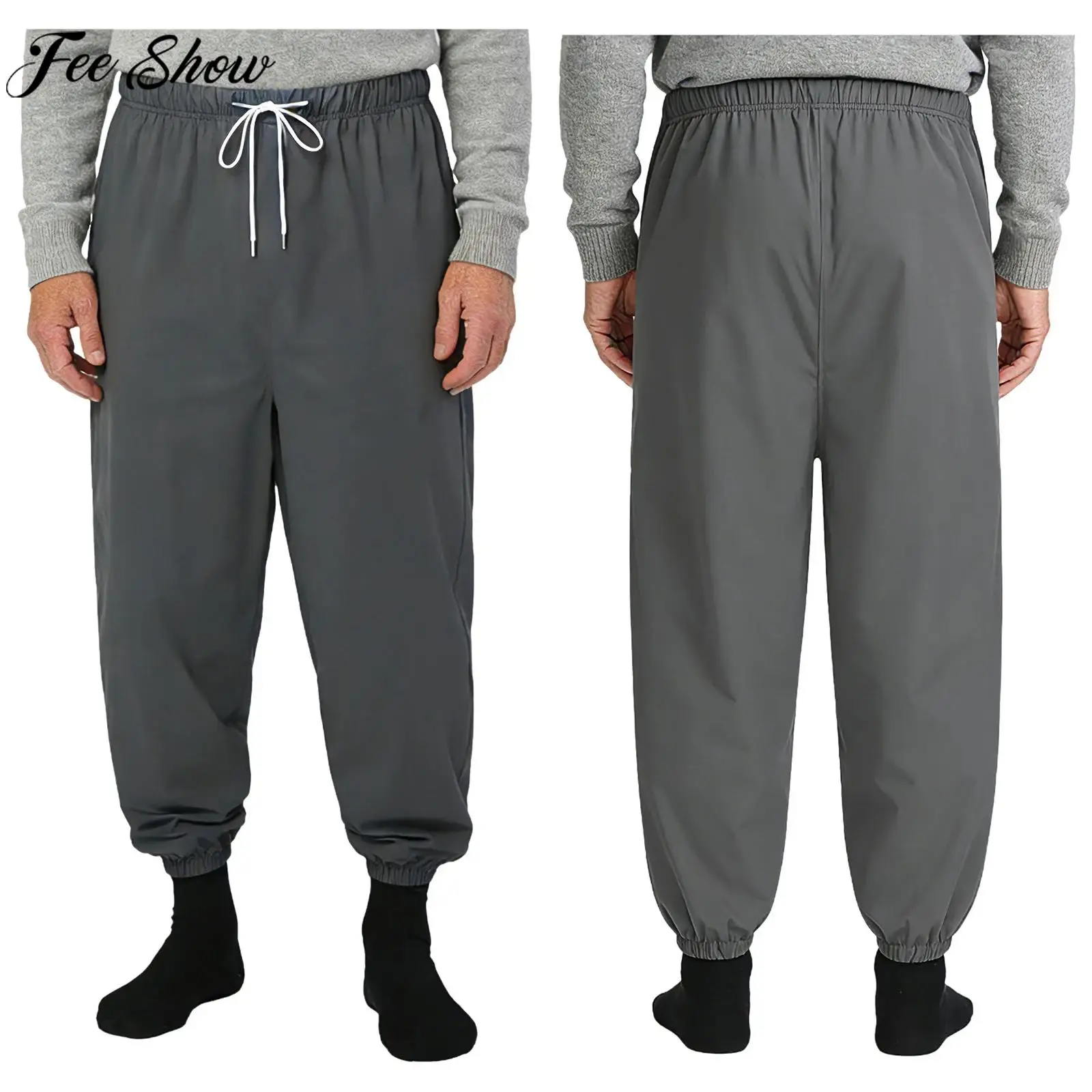 

Adult Urine Incontinence Adaptive Pants Waterproof Anti-leak Washable Trousers for Bedridden Patients Elderly Mobility Impaired