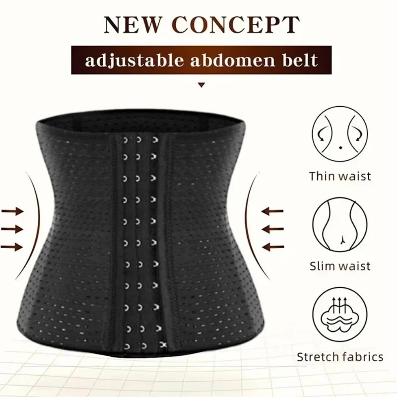 Women Body Shapewear Tummy Slimming Black Belly Band Shaping Shaper Corset Postpartum Flat Belly Postpartum Corset Shapewear