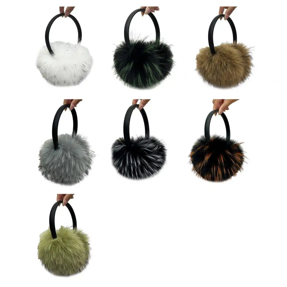 لينة أفخم الأذن دفئا شتاء دافئ للنساء الرجال الموضة بلون الأذن رفرف في الهواء الطلق حماية الباردة غطاء للأذنين غطاء للأذن #5