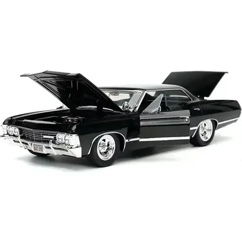 Jada 1:24 1967 Chevrolet Impala SS Sport Sedan Högsimulering Diecast Metalllegering Modellbil CHEVY Leksaker för Barn Presentsamling 10 best sales Chevy-leksak - №1