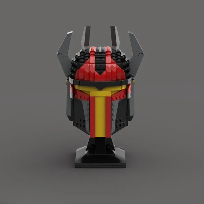 

578 шт. MOC научно-фантастический фильм (ЗВЕЗДЫЙ БАТЛ) серии шлемов Gar Saxon, строительные блоки, модель фестиваля, подарок для детей