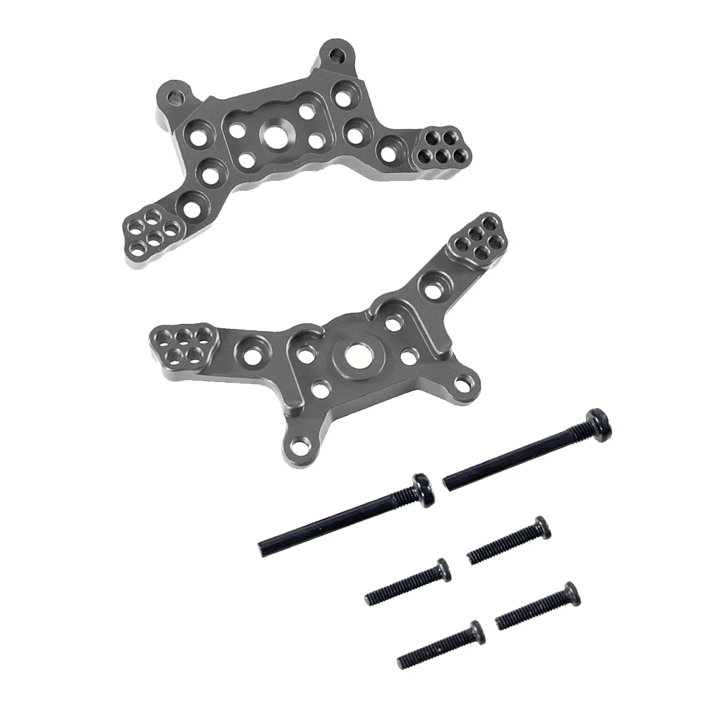 Durable Metal Upgrade Parts for Hyper Go MJX 1/14 RC Car H14BM 14209 14210-Front and Rear Shock Tower