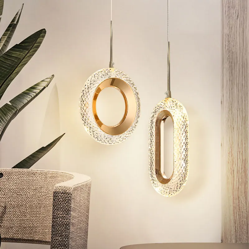 Indoor LED Pendant Lamps for Bedside Bedroom Nordic Hanging Lighting Fixtures Chandelier Lamp for Kitchen Dinning Room AC85-265V