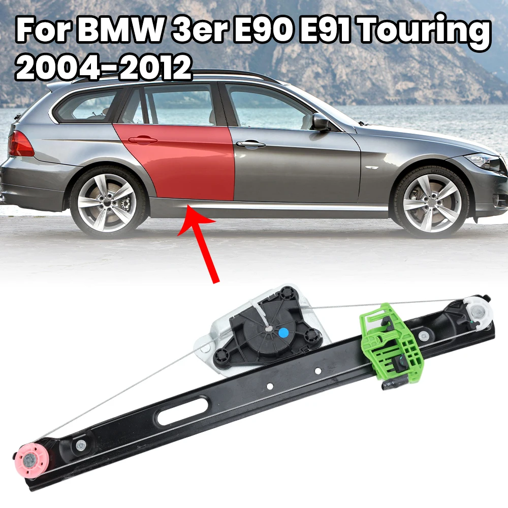 

Rear Right Power Window Regulator without Motor for BMW 3er E90 E91 2004-2012 51357140590 Replacement 7140590 window regulator