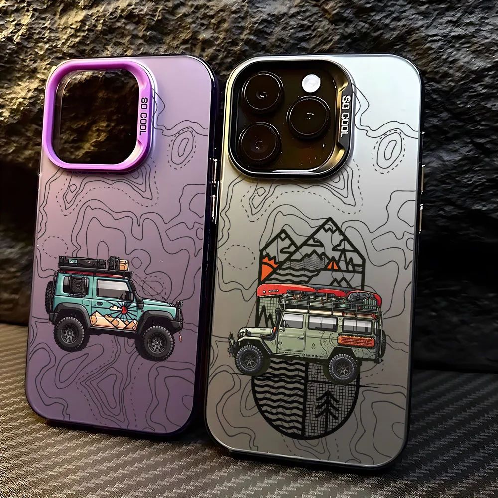 

New Cool Fashion ORV Phone Case For iPhone 17 17e 16e 16 15 14 13 12 11 mini Pro Max X XR XSMAX 8 7 Air Plus Anti Fall Matte