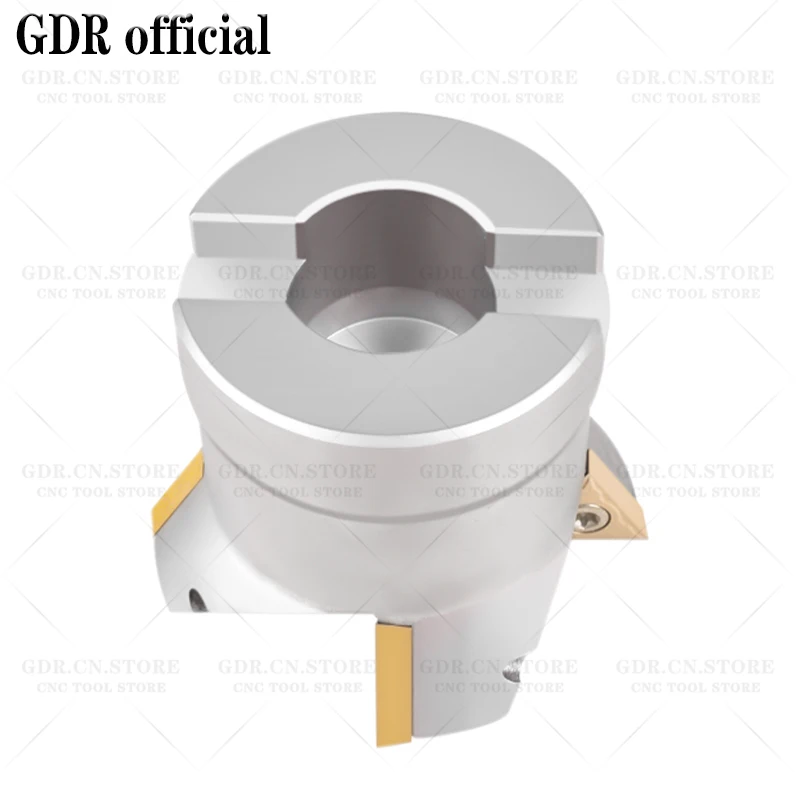 رأس قاطعة طحن بفتحة تتوافق ، رأس قاطع طحن الوجه لحامل أداة FMB22 FMB ، TCWR TC16 TC22 ، 45 60 درجة