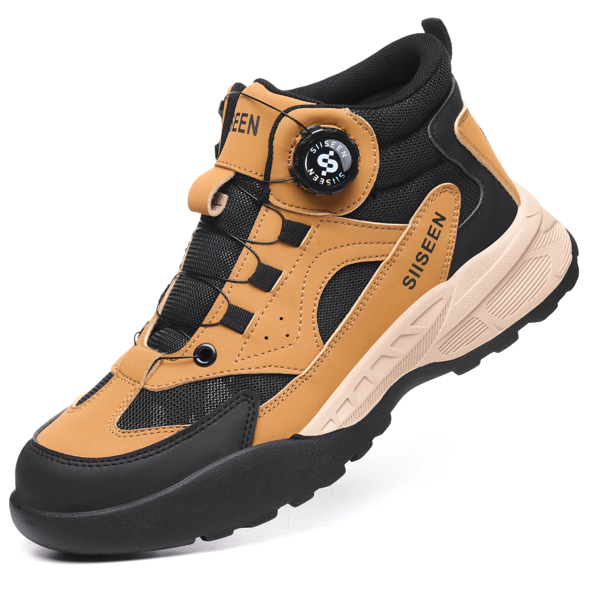 2026年保護ソフト安全靴ファッショナブルカジュアルシューズ通気性防臭メンズワークシューズ