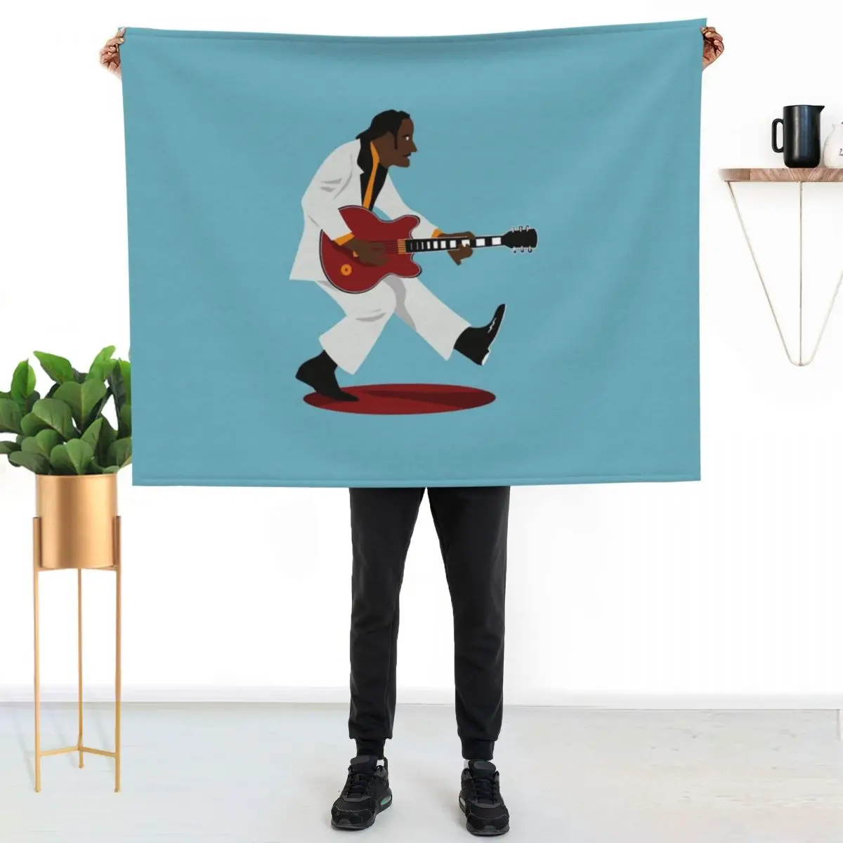 Chuck berry duck walk Throw Blanket warm winter blankets and throws Retros Multi-Purpose Sofa Quilt Designers Blankets