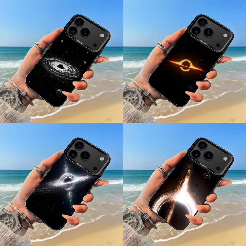 

Black Hole Universe Phone Case Black case for iPhone17,16,15,14,13,12,Pro,Max,Plus,E,SE4,Air,Mini