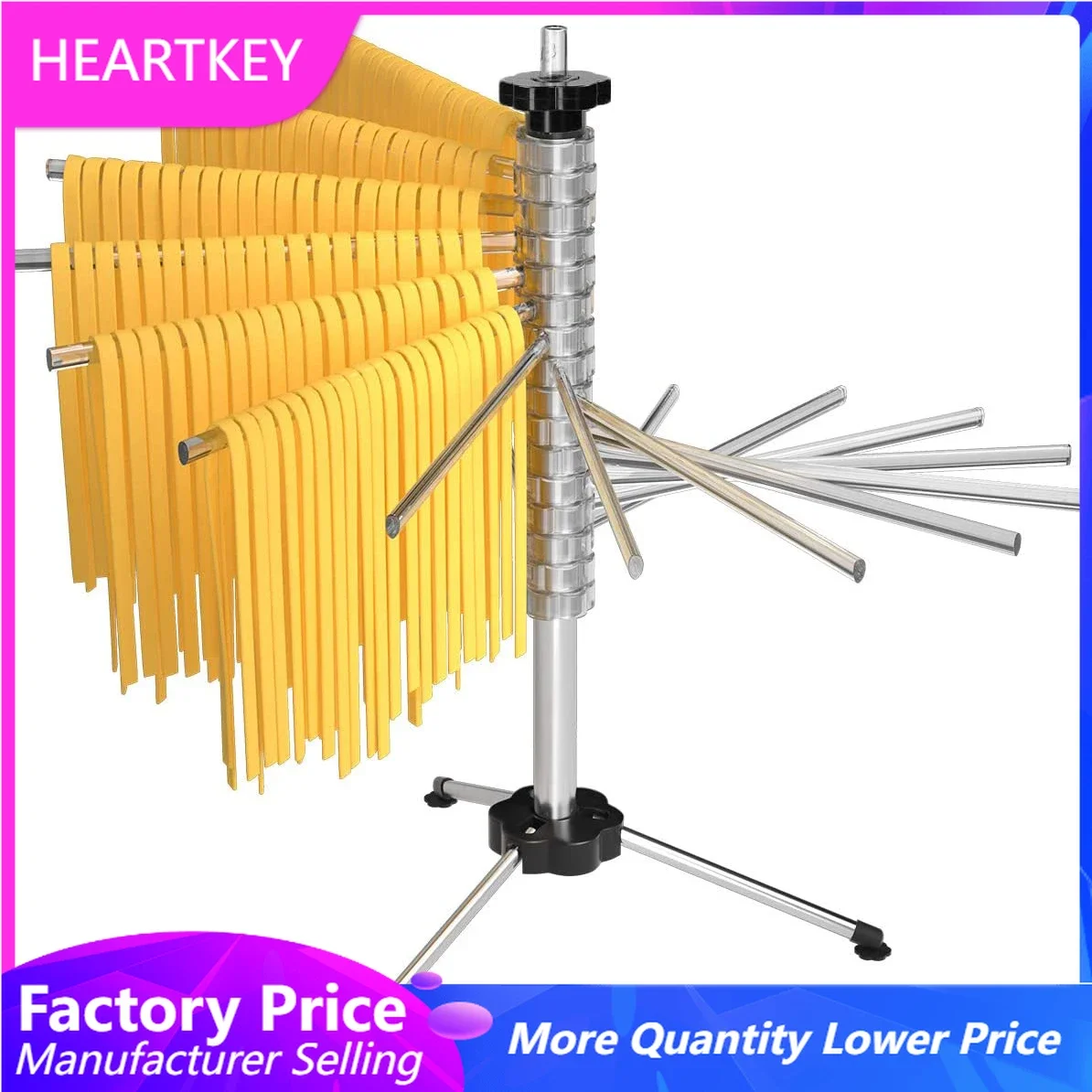 

Noodle Dry Rack Folding Spaghetti Stainless Steel Pasta Holder Home Hanging Stand Noodles Pasta Drying Rack