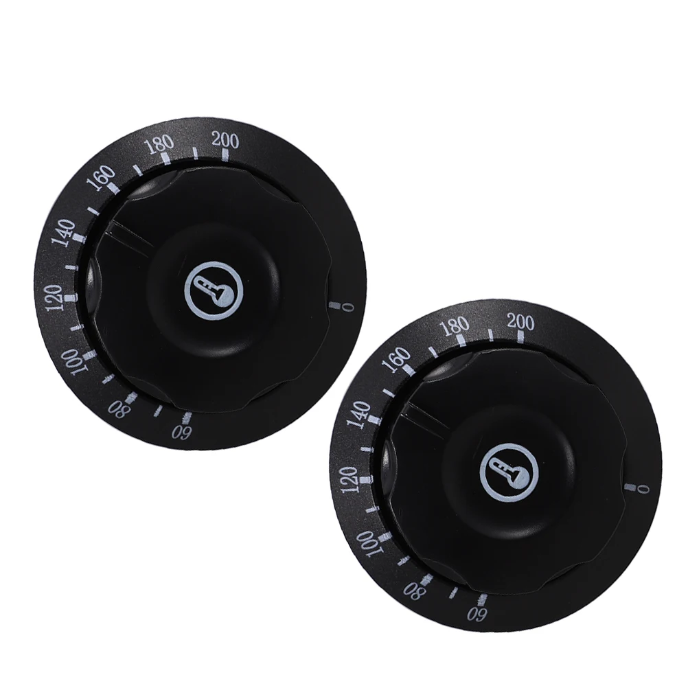 

2pcs Universal Temperature Knob Adjustable Replacement For Gas Stove Oven Water Heater Electric Range Propane Valve