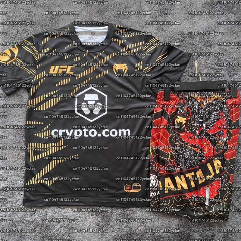 

PANTOJA UFC, тренировочная команда для смешанных боевых искусств, футболка 2025, мужская толстовка для фитнеса, уличная спортивная одежда для бокса, борьбы, мужской комплект