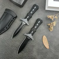 Portable Tactical Military Fixed Knife 440C Blade ABS Handles Outdoor Self-defense Survival Knives Adventure Safety EDC Tools