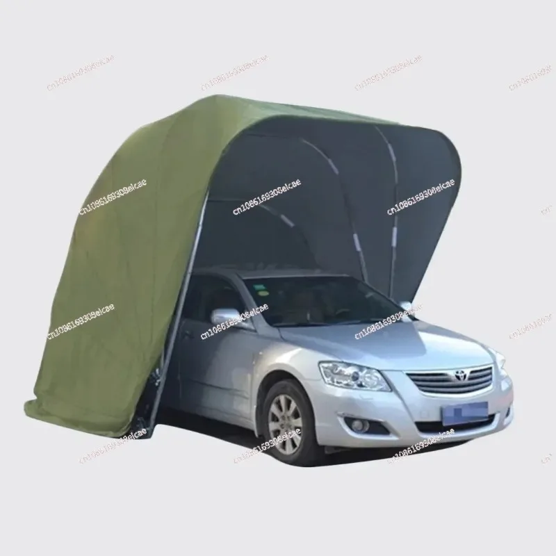 

5.5m semi-automatic full-automatic mobile garage anti-exposure folding retractable carport car parking shed sunshade