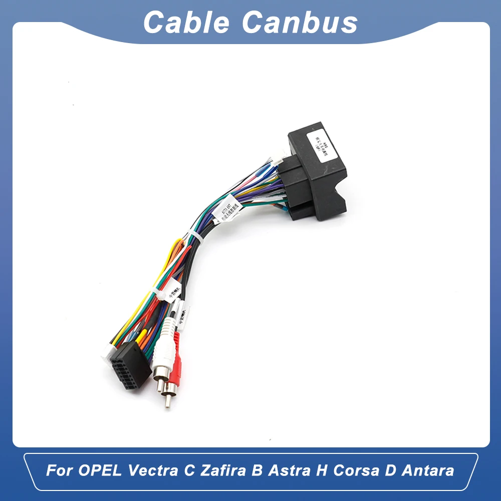 Car Wiring Harness Adapter Canbus Box Decoder Android Radio Cable for OPEL Vectra C Zafira B Astra H Corsa D Antara