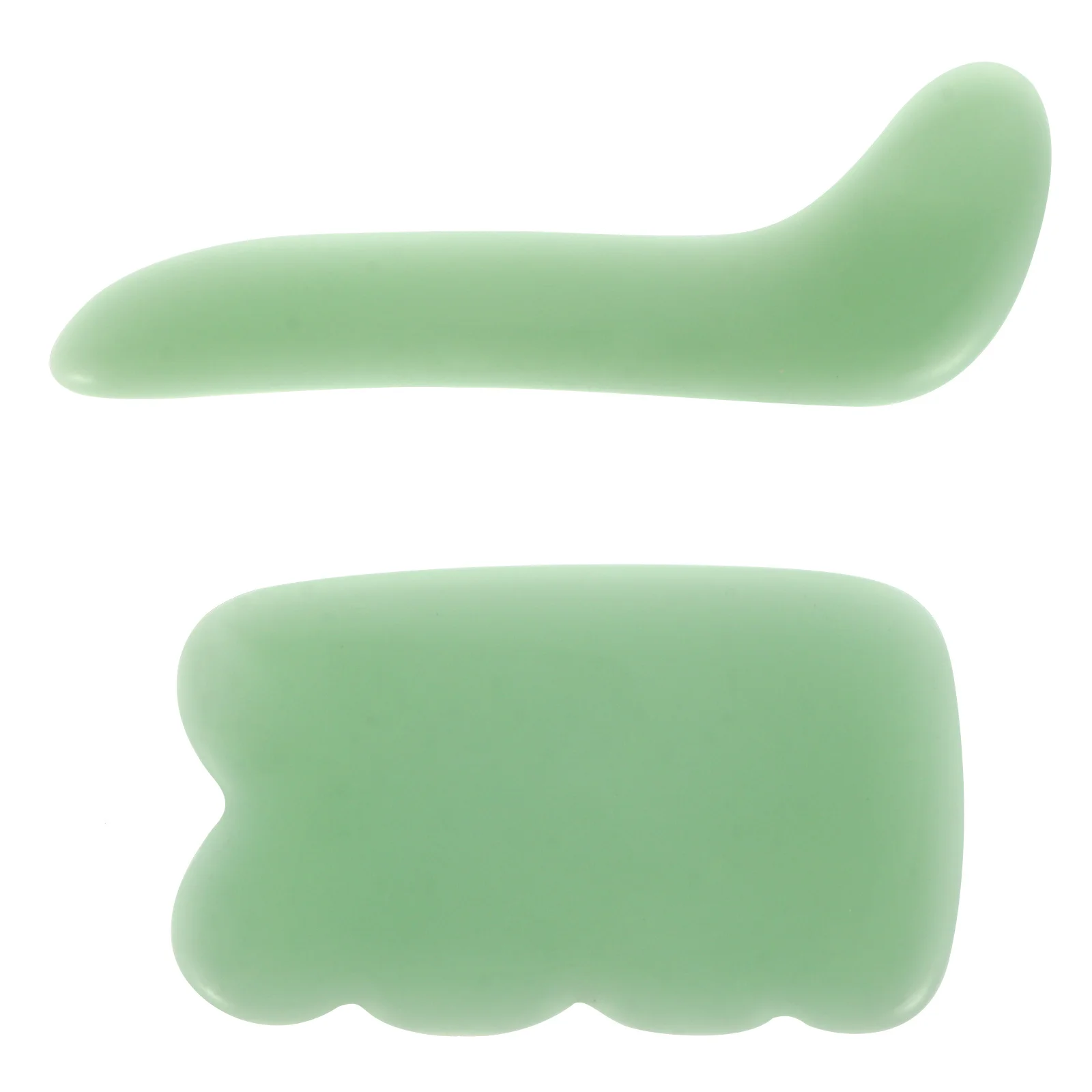 ชุดเครื่องมือกัวซา 1 ชุด ทนทาน คุณภาพสูง ไม้กัวซา ขัดผิว ลดเลือนริ้วรอย ดูแลผิวหน้า พกพาสะดวก ใช้ในบ้าน สีเขียว