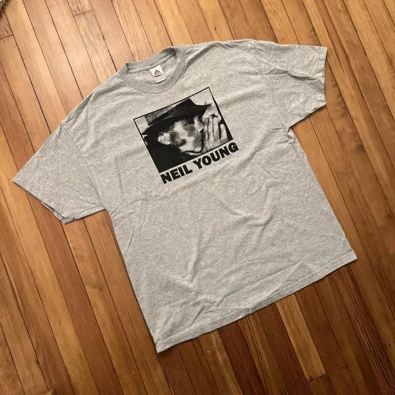 Vintage Neil Young 2XL T Shirt Rock 90s