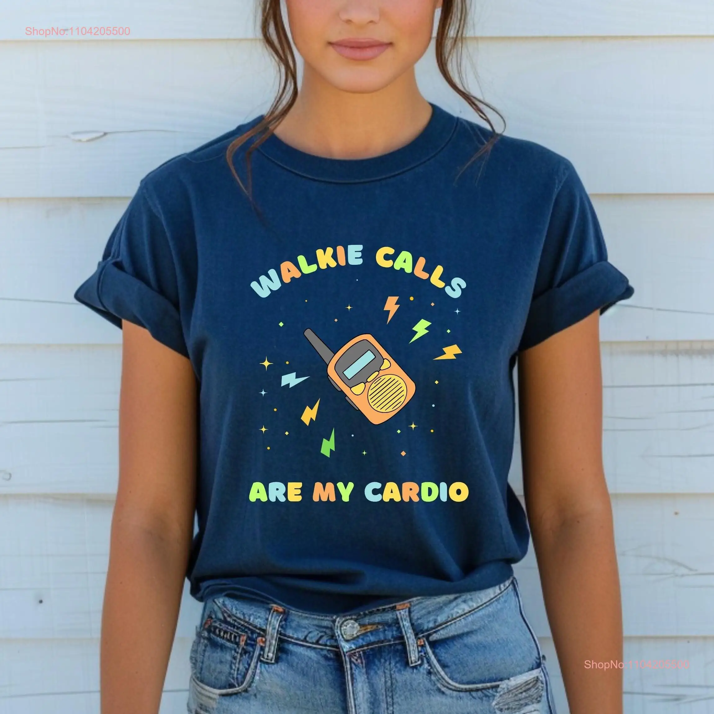 Walkie Calls Are My Cardio T Shirt Special Education Teacher Behavior Therapist SweaT School PsychologisT Psych