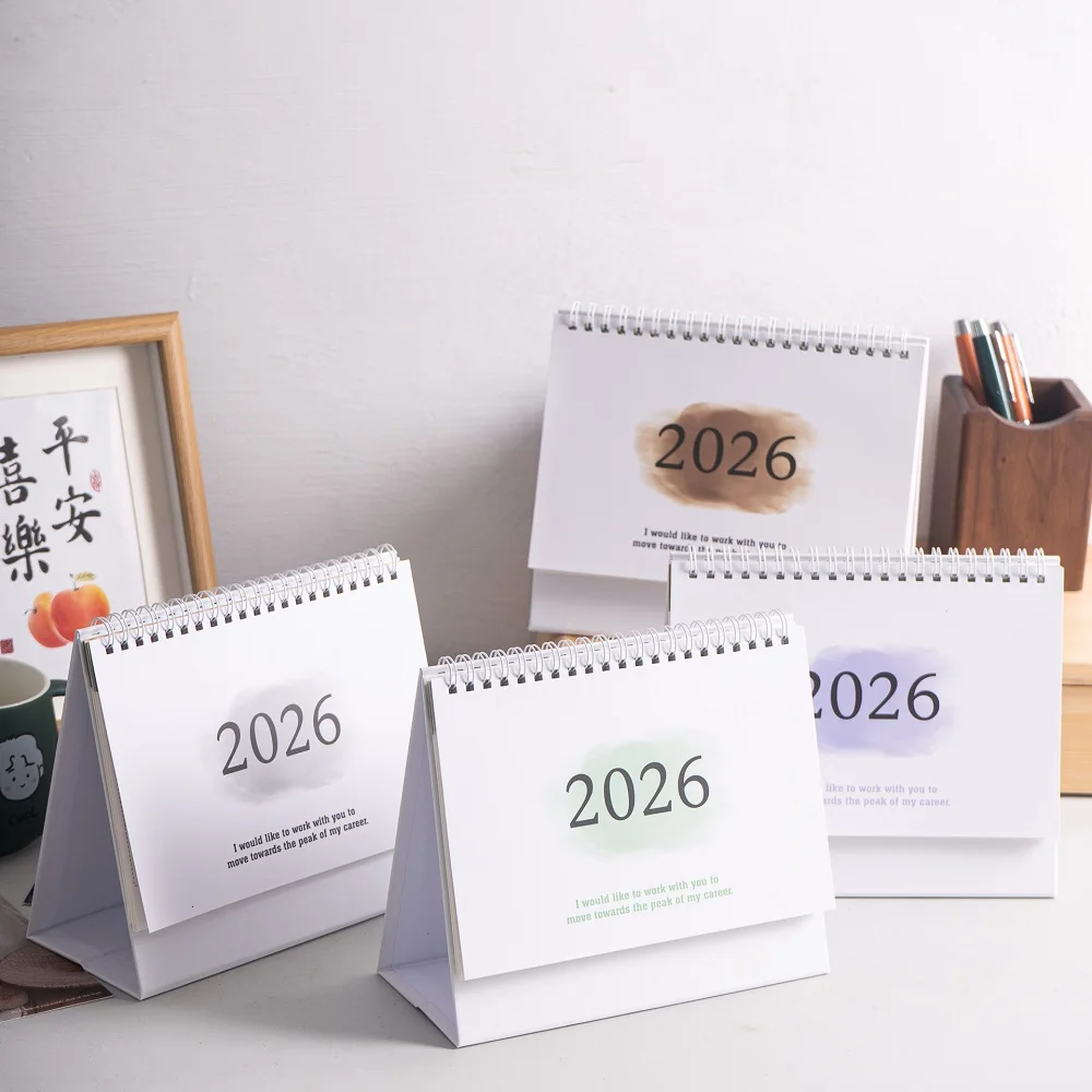 

2026 New Desk Calendar Large English Calendar Books Annual To Do List Monthly Daily Planner Time Manegement