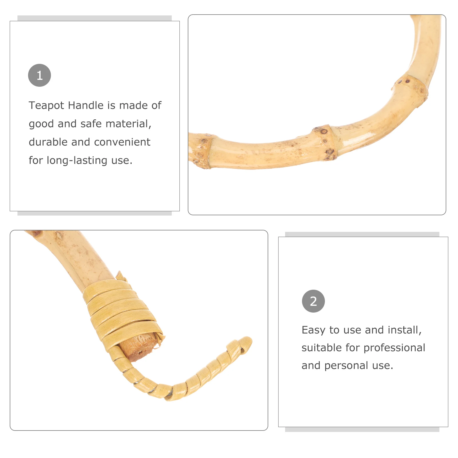 

4Pcs Teapot Handles Kettle Handles Replacement Heat Resistant Ergonomic Household Tea Pot Handle Supplies