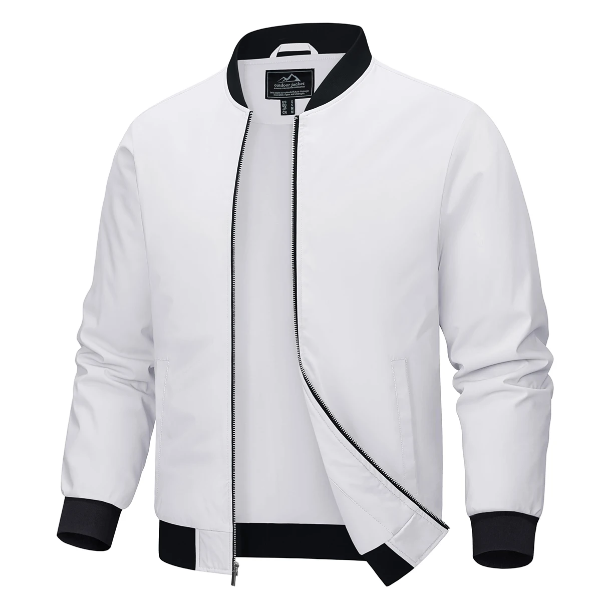 MAGCOMSEN Men's Aviator Jacket Casual Bomber Windbreaker