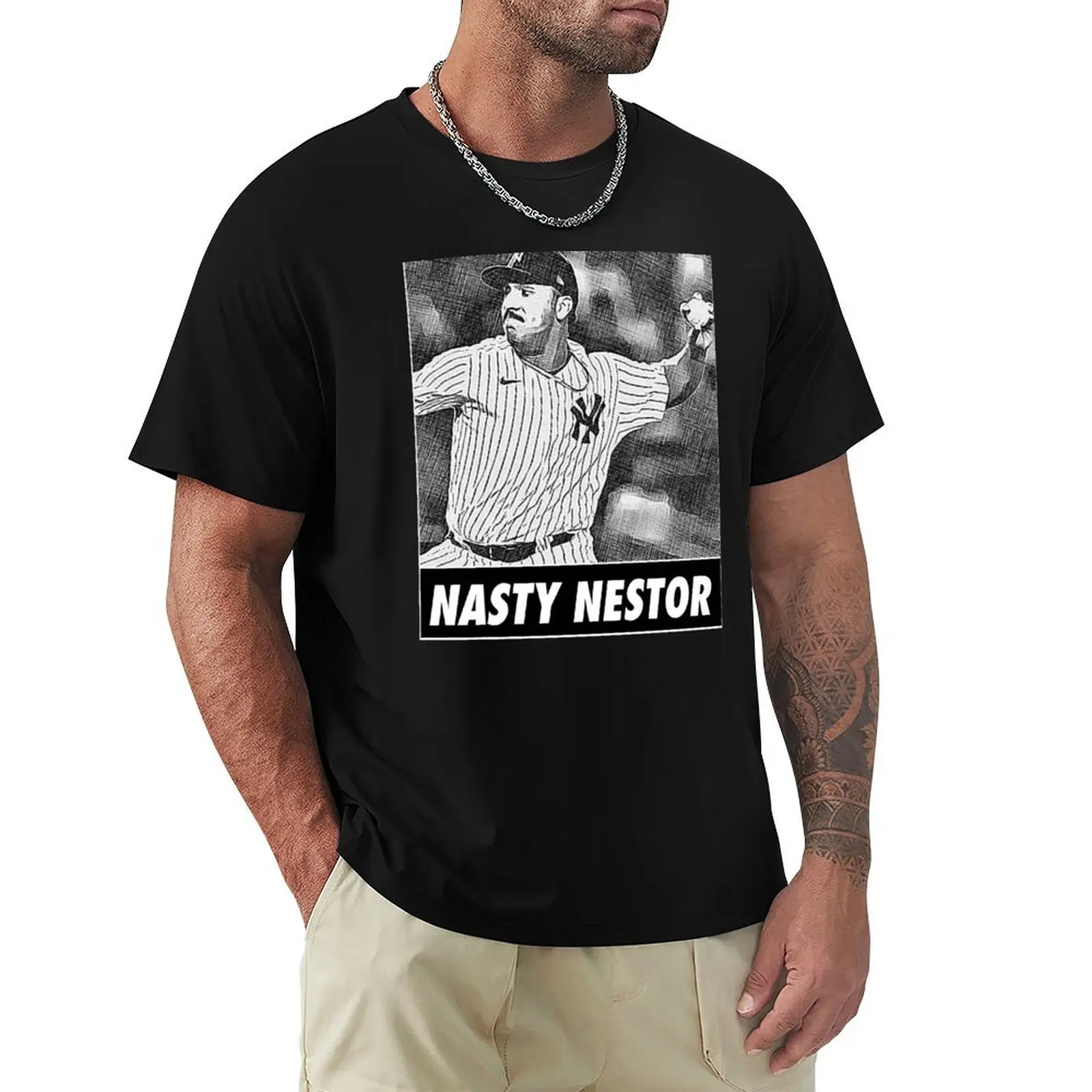 nestor cortes jr nasty nestor v4 Nestor Cortes Jr Funny T-Shirt new edition cute clothes mens t shirts pack