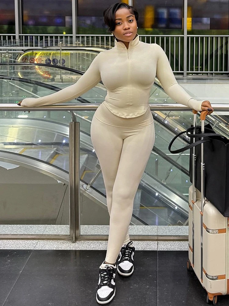 غريب سنور رياضية المرأة 2 قطعة مجموعة البريدي الياقة المدورة المحاصيل القمم + طماق عادية مطابقة منتصف الليل تمتد رياضي نحيل وتتسابق