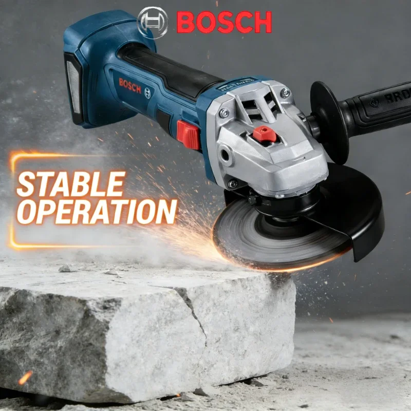 BOSCH GWS 18V-8 Cordless Angle Grinder 18V Professional Brushless 100MM Slide Switch Cutting Grinding Bosch Power Tools GWS18V-8